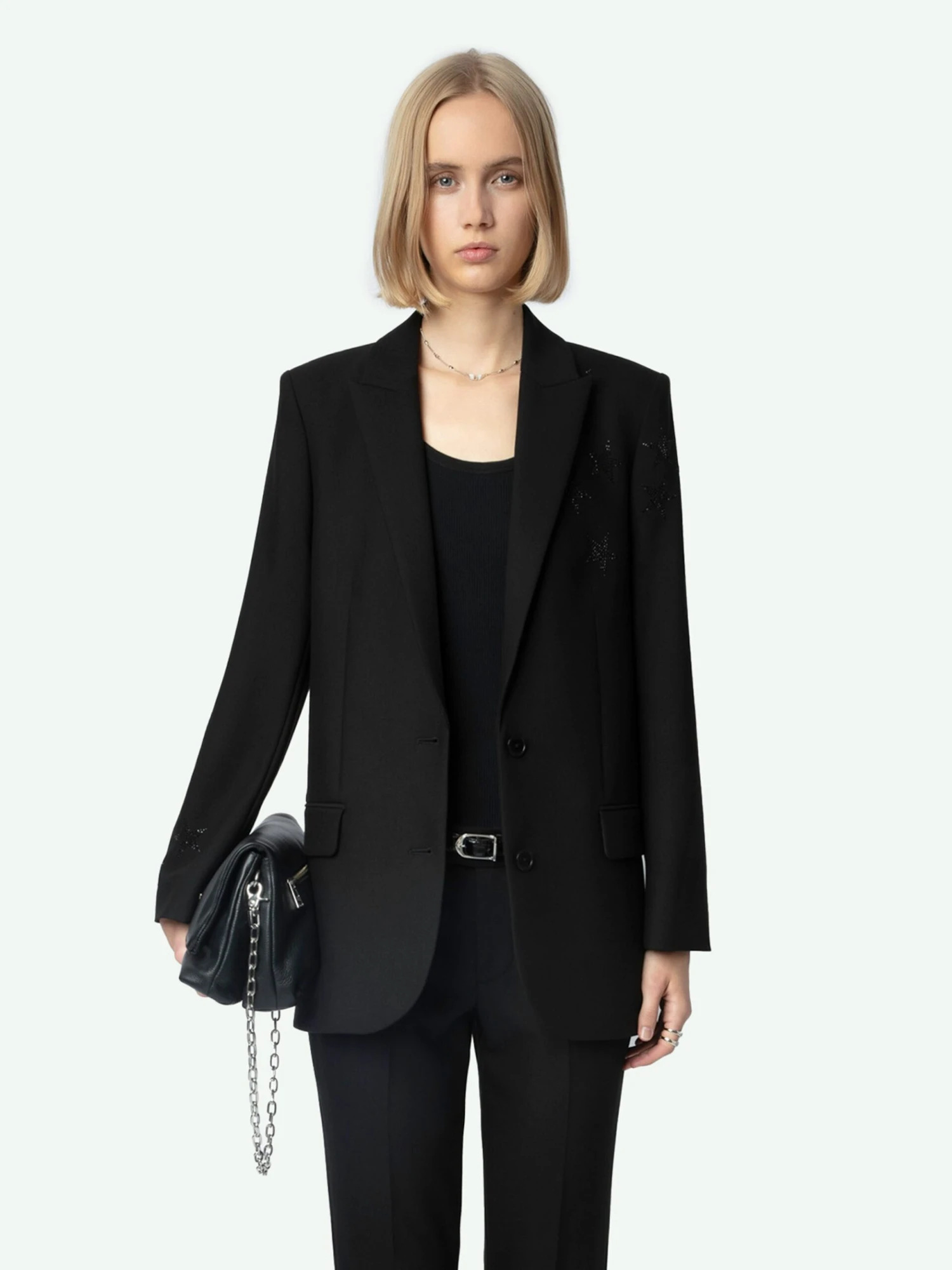 Zadig & Voltaire Viva Strass Star Blazer Black 5 Zadig & Voltaire Viva Strass Star Blazer Black - Image 3