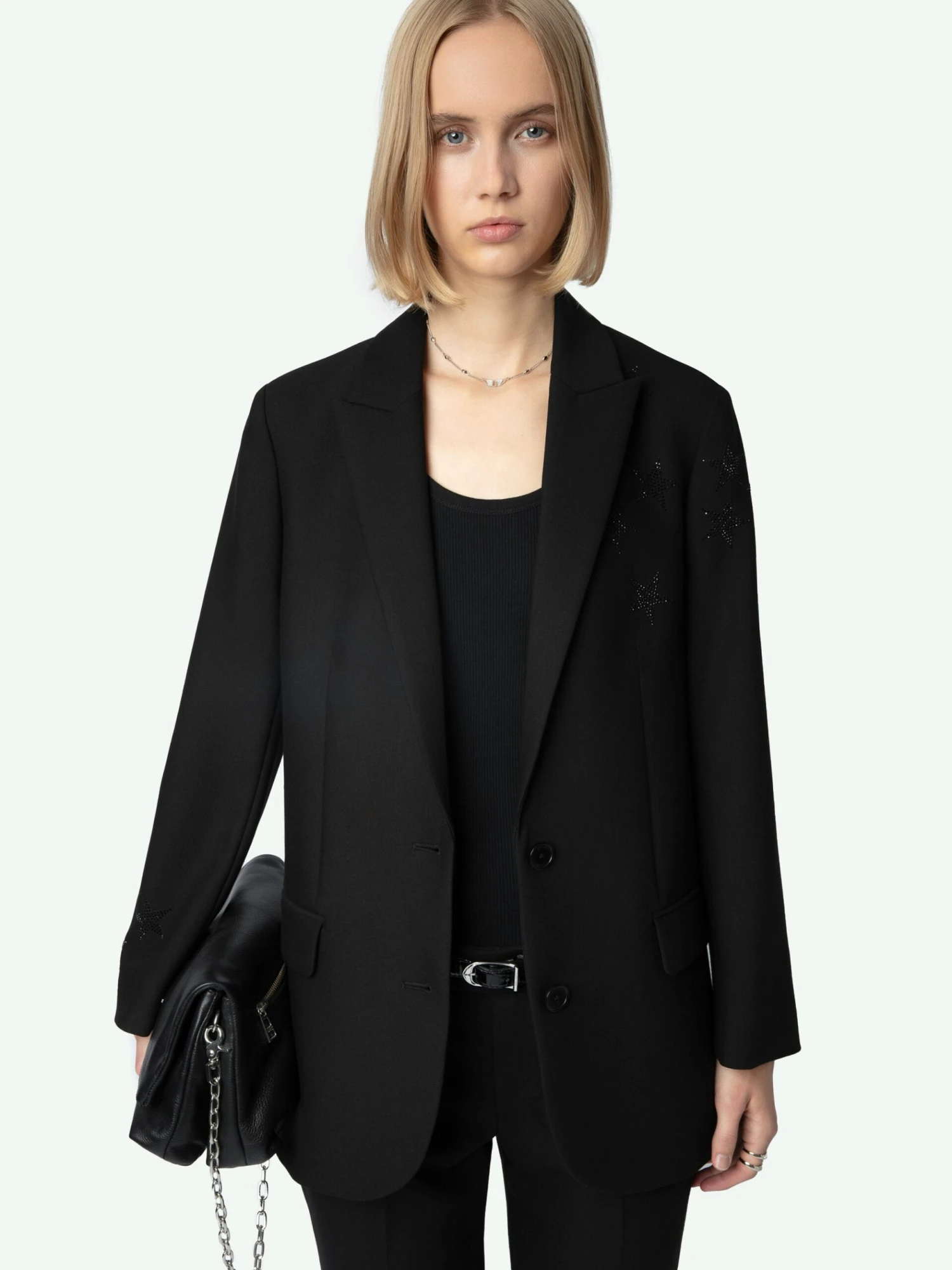 Zadig & Voltaire Viva Strass Star Blazer Black 6 Zadig & Voltaire Viva Strass Star Blazer Black - Image 4