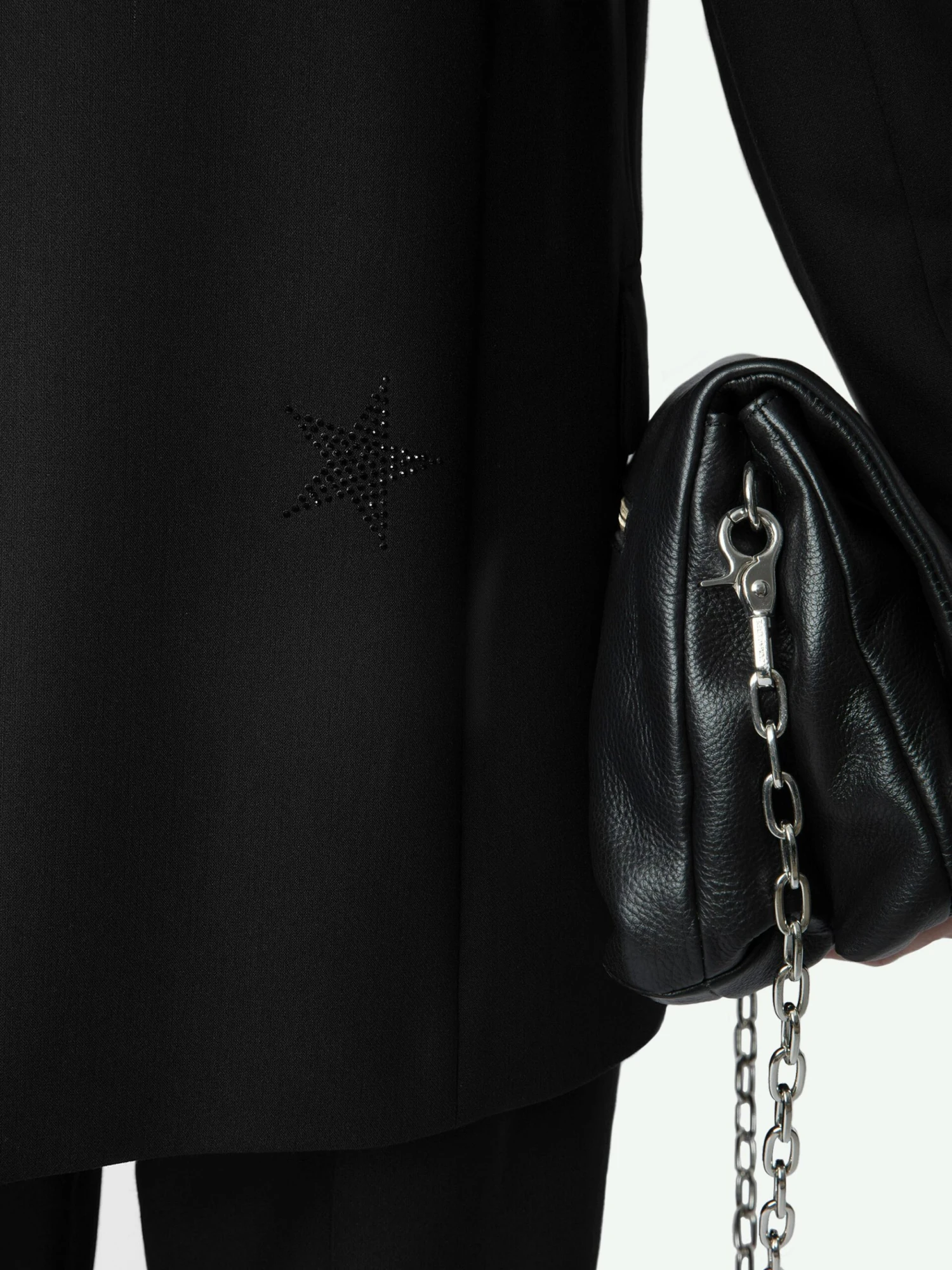 Zadig & Voltaire Viva Strass Star Blazer Black 9 Zadig & Voltaire Viva Strass Star Blazer Black - Image 7