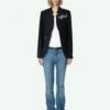 Zadig & Voltaire Very Bis Blazer Encre -Zadig & Voltaire Clothing WWBL01924 ENCRE SHOOTING 677eb574eb1a3