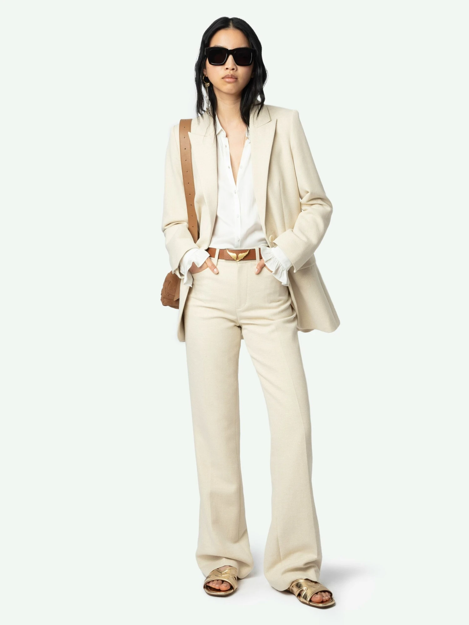 Zadig & Voltaire Viva Structured Blazer Vanille 6 Zadig & Voltaire Viva Structured Blazer Vanille - Image 4