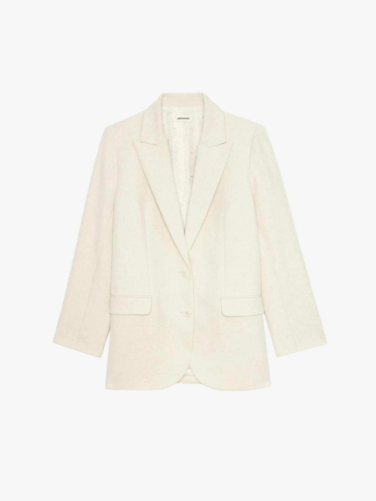 Zadig & Voltaire Viva Structured Blazer Vanille 9 Zadig & Voltaire Viva Structured Blazer Vanille - Image 7