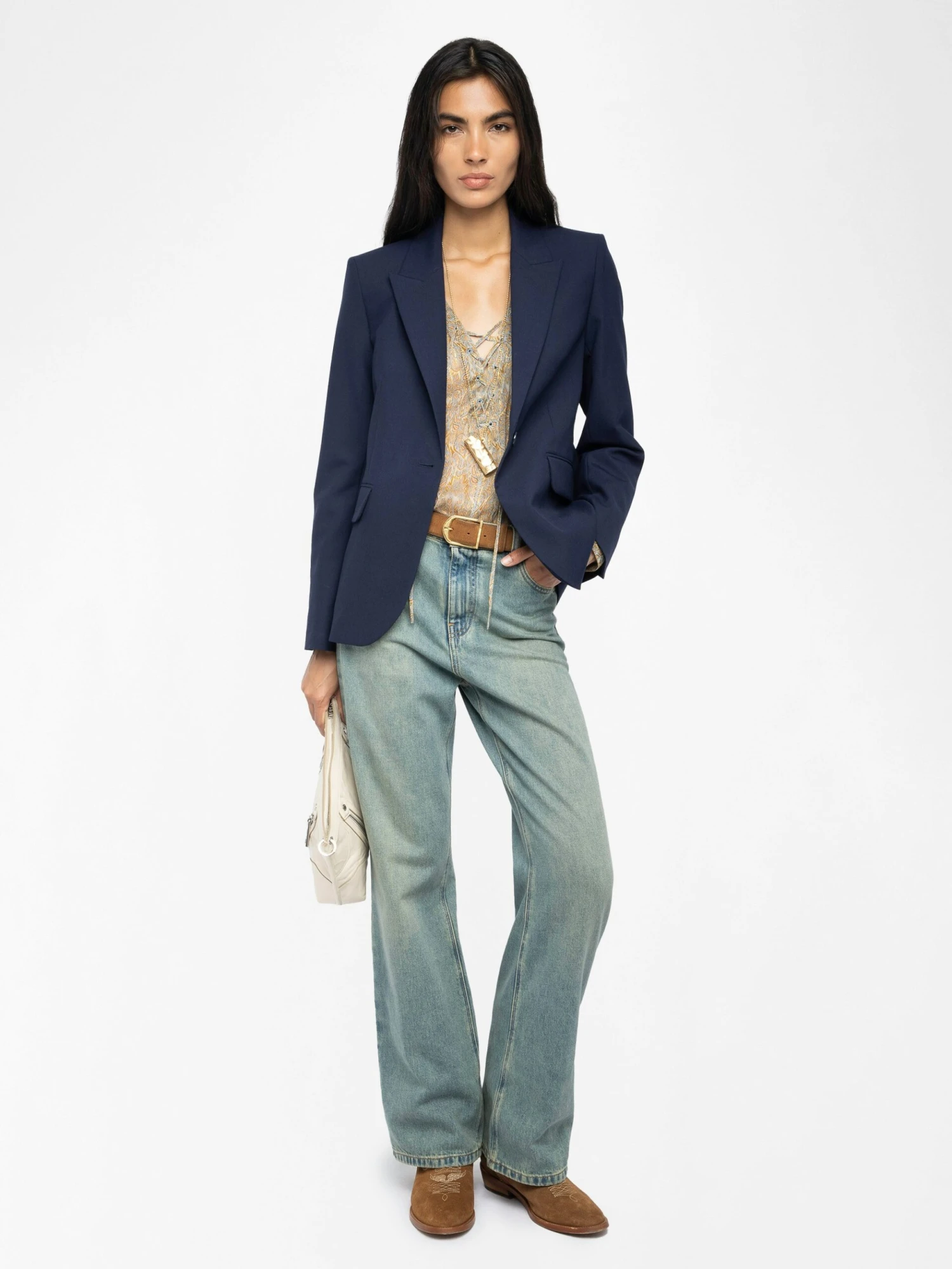 Zadig & Voltaire Vavy Blazer Blueberry 5 Zadig & Voltaire Vavy Blazer Blueberry - Image 3