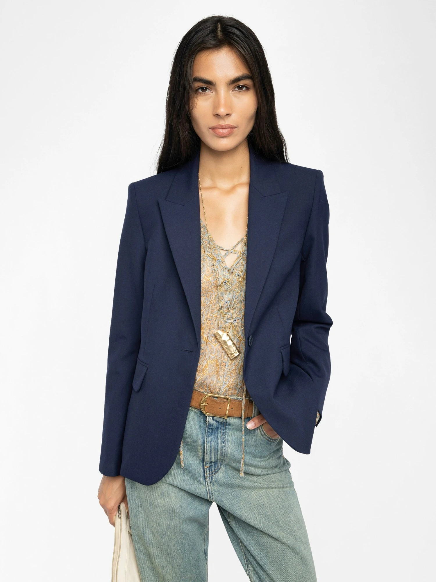 Zadig & Voltaire Vavy Blazer Blueberry 6 Zadig & Voltaire Vavy Blazer Blueberry - Image 4