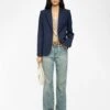 Zadig & Voltaire Vavy Blazer Blueberry -Zadig & Voltaire Clothing WWBL01937 BLUEBERRY SHOOTING 686b864dd33c6