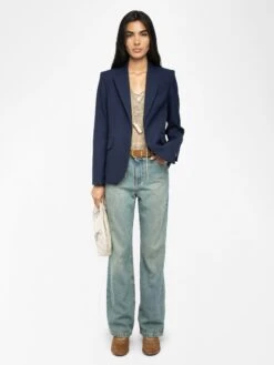 Zadig & Voltaire Vavy Blazer Blueberry
