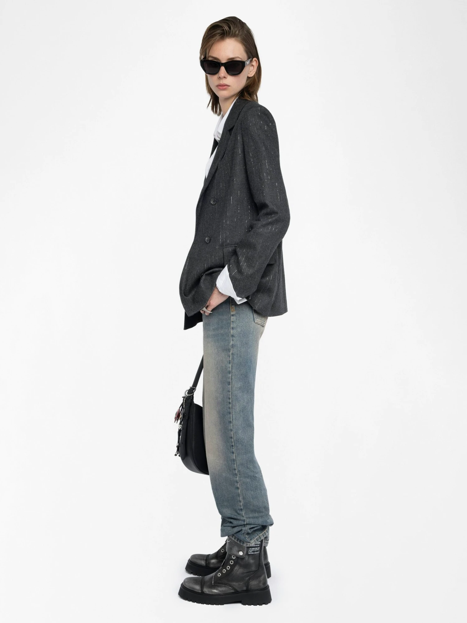 Zadig & Voltaire Vaska Blazer Anthracite 5 Zadig & Voltaire Vaska Blazer Anthracite - Image 3
