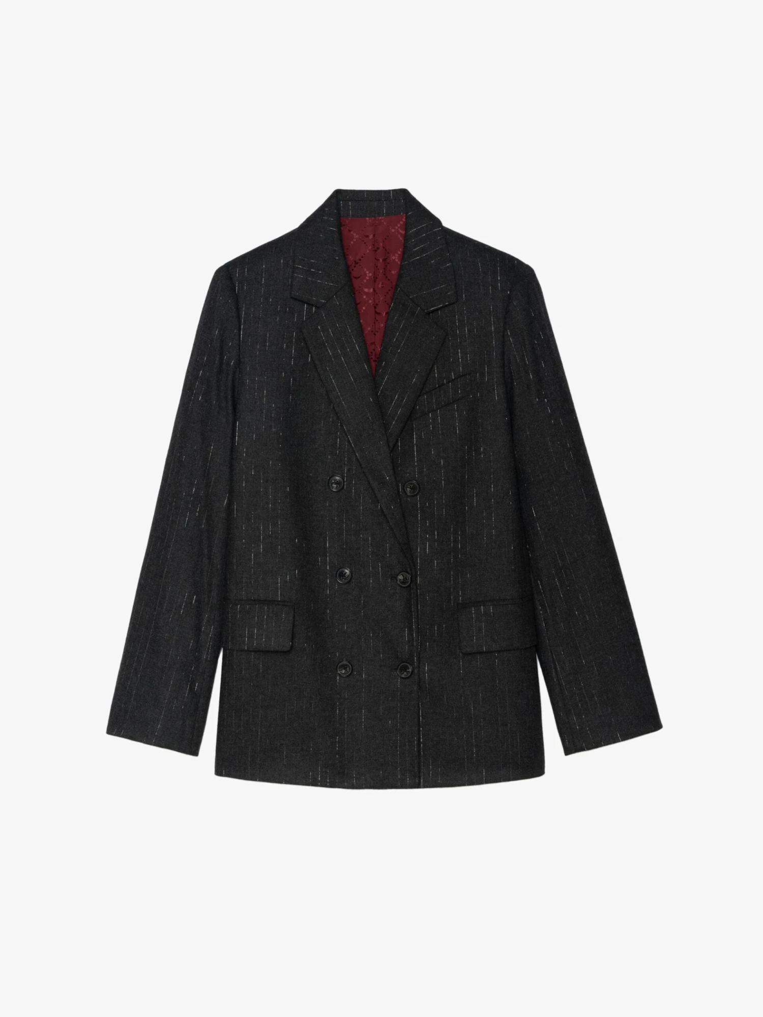 Zadig & Voltaire Vaska Blazer Anthracite 8 Zadig & Voltaire Vaska Blazer Anthracite - Image 6