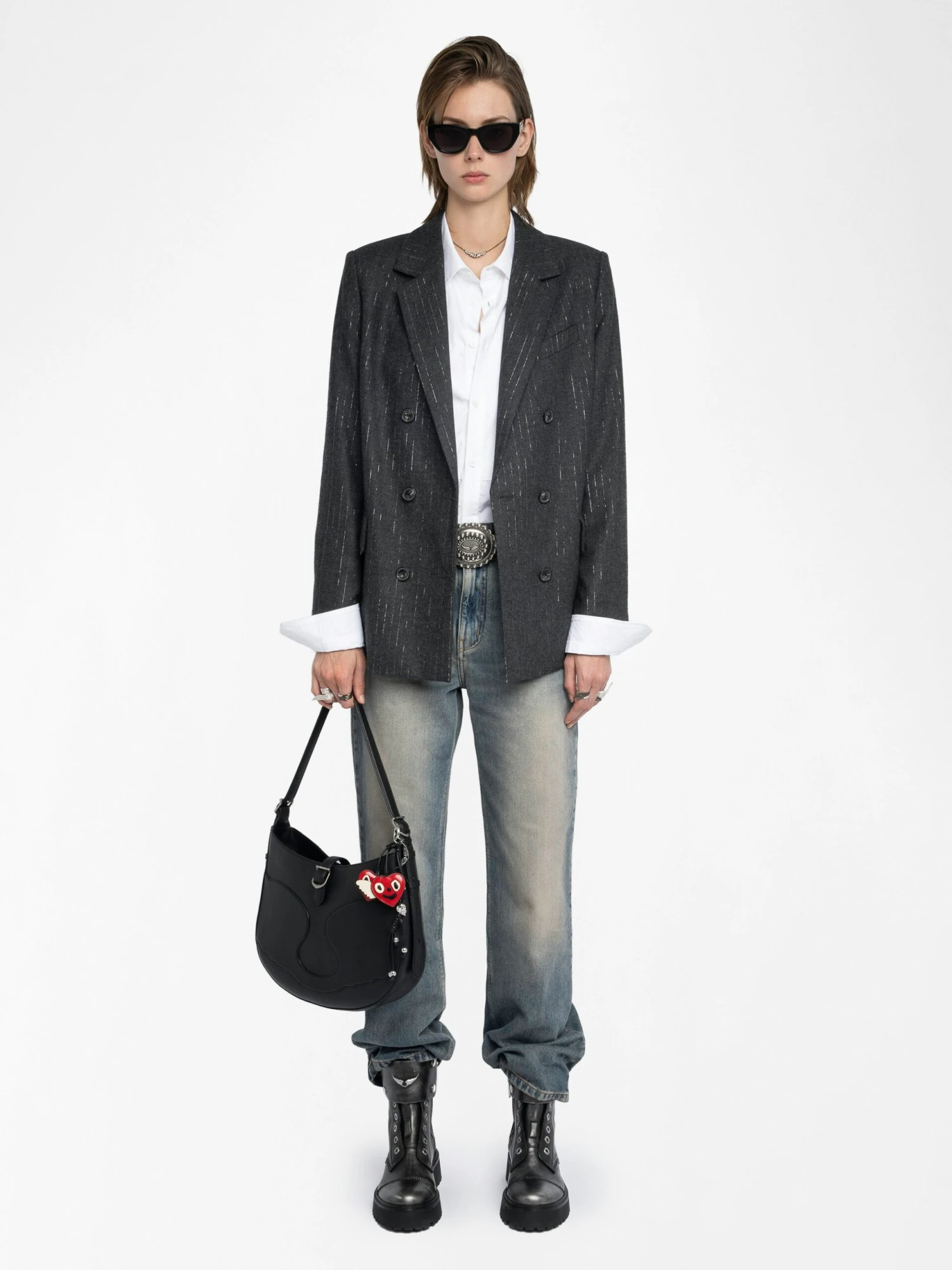 Zadig & Voltaire Vaska Blazer Anthracite 3 Zadig & Voltaire Vaska Blazer Anthracite