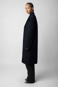 Zadig & Voltaire Marly Coat Encre -Zadig & Voltaire Clothing WWCO00202 ENCRE 4