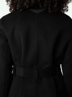 Zadig & Voltaire Meli Coat Black -Zadig & Voltaire Clothing WWCO00214 NOIR ADDI 4 667ed6dd0bbe8