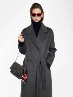 Zadig & Voltaire Meli Coat Anthracite -Zadig & Voltaire Clothing WWCO01237 ANTHRACITE HOVER 687df5f0bf3eb