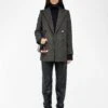 Zadig & Voltaire Miew Coat Dark Chocolate -Zadig & Voltaire Clothing WWCO01240 DARK CHOCOLATE SHOOTING 686b847a8e71b