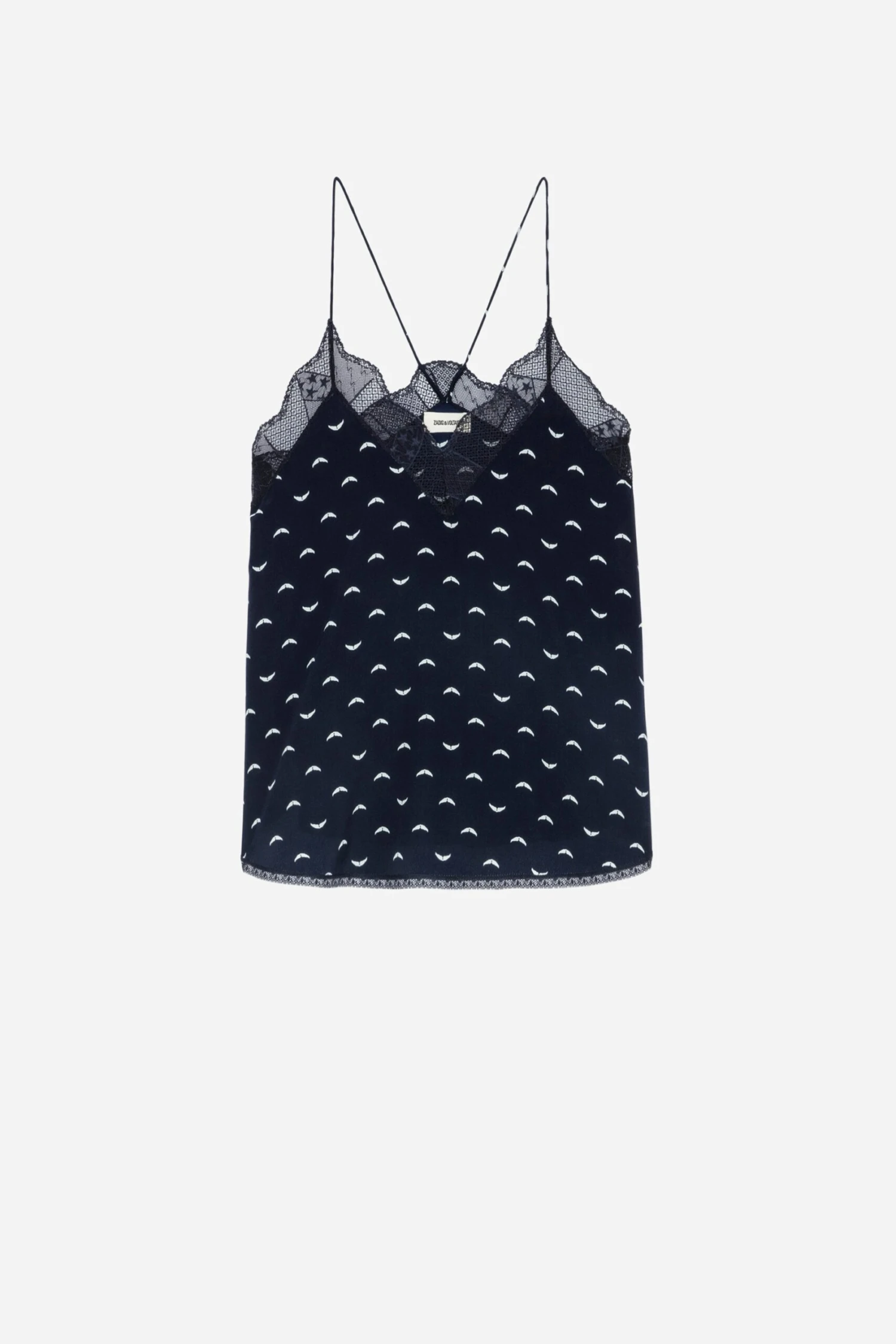 Zadig & Voltaire Christy Polka Wings Camisole Marine 7 Zadig & Voltaire Christy Polka Wings Camisole Marine - Image 5