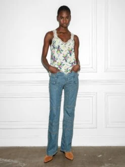 Zadig & Voltaire Chou Camisole Mastic -Zadig & Voltaire Clothing WWCR00239 MASTIC ADDI 1