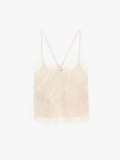 Zadig & Voltaire Cabri Silk Camisole Sweet -Zadig & Voltaire Clothing WWCR00251 SWEET PACKSHOT 6706862c47aea