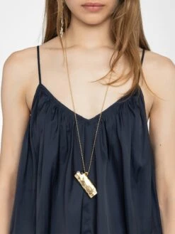 Zadig & Voltaire Cym Satin Pleated Camisole Encre 13 Zadig & Voltaire Cym Satin Pleated Camisole Encre -Zadig & Voltaire Clothing WWCR01293 ENCRE ADDI 1 6849a61bbd2d0