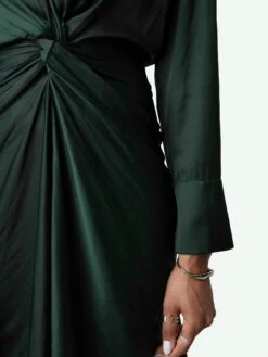 Zadig & Voltaire Rozo Satin Dress Peaks -Zadig & Voltaire Clothing WWDR00023 PEAKS HOVER 668417674548b