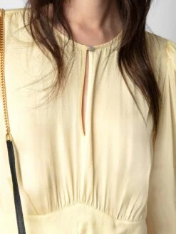 Zadig & Voltaire Rhodri Satin Dress Shea -Zadig & Voltaire Clothing WWDR01314 SHEA ADDI 1