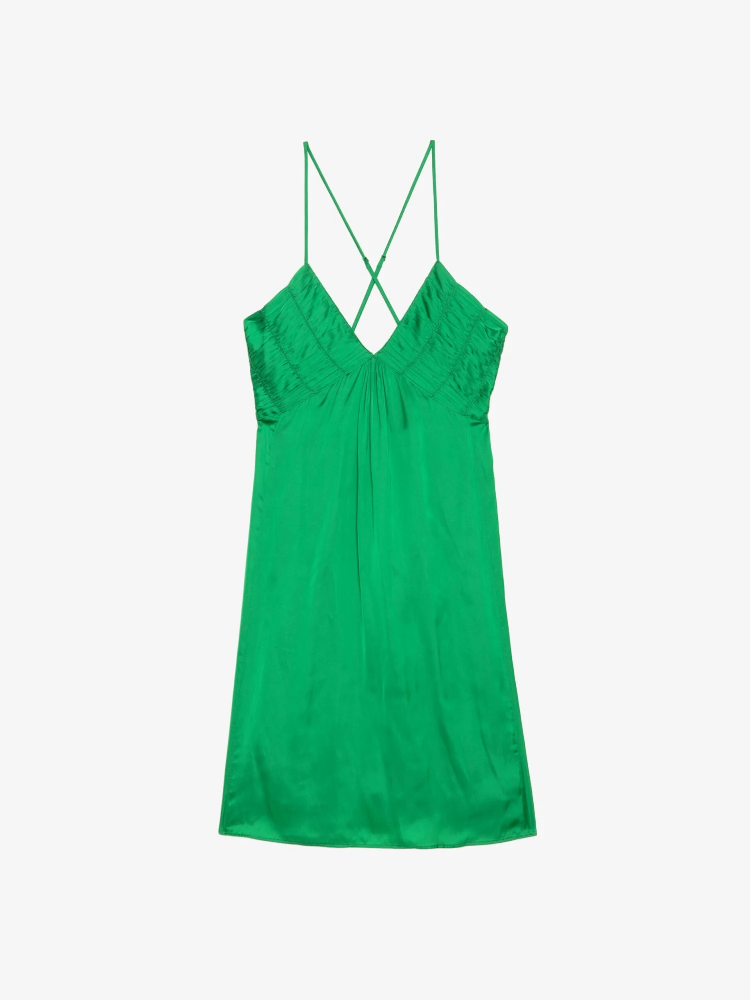 Zadig & Voltaire Rayonna Satin Dress Gazon 9 Zadig & Voltaire Rayonna Satin Dress Gazon - Image 7