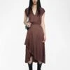 Zadig & Voltaire Randall Dress Burgundy 2 Zadig & Voltaire Randall Dress Burgundy -Zadig & Voltaire Clothing WWDR01358 BURGUNDY SHOOTING 685d237ee3cc6