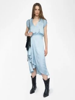 Zadig & Voltaire Randall Dress Cloud -Zadig & Voltaire Clothing WWDR01358 CLOUD ADDI 1 68485459df9f9