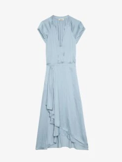 Zadig & Voltaire Randall Dress Cloud -Zadig & Voltaire Clothing WWDR01358 CLOUD PACKSHOT 684fe206e41bc