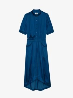 Zadig & Voltaire Rima Satin Dress Overseas -Zadig & Voltaire Clothing WWDR01371 OVERSEAS PACKSHOT 664333c5e907d