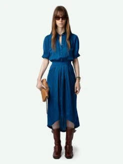 Zadig & Voltaire Rima Satin Dress Overseas