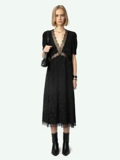 Zadig & Voltaire Redox Silk Dress Black