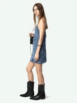 Zadig & Voltaire Rameli Silk Dress Officer -Zadig & Voltaire Clothing WWDR02386 OFFICER ADDI 1 6763e65bdd6da