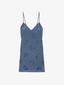 Zadig & Voltaire Rameli Silk Dress Officer -Zadig & Voltaire Clothing WWDR02386 OFFICER PACKSHOT 6777f21a515ae