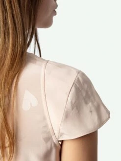 Zadig & Voltaire Ravir Silk Dress Pearly -Zadig & Voltaire Clothing WWDR02414 PEARLY ADDI 3 675ff7279f0fc