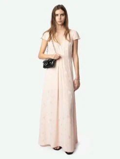 Zadig & Voltaire Ravir Silk Dress Pearly