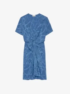 Zadig & Voltaire Rozom Silk Dress Surf -Zadig & Voltaire Clothing WWDR02420 SURF PACKSHOT 67a6270a060f9