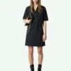 Zadig & Voltaire Record Dress Black 2 Zadig & Voltaire Record Dress Black -Zadig & Voltaire Clothing WWDR02512 BLACK SHOOTING 675ff7da8e519