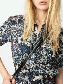 Zadig & Voltaire Rimaz Dress Encre 12 Zadig & Voltaire Rimaz Dress Encre -Zadig & Voltaire Clothing WWDR02514 ENCRE ADDI 1 672a45a10f3cc