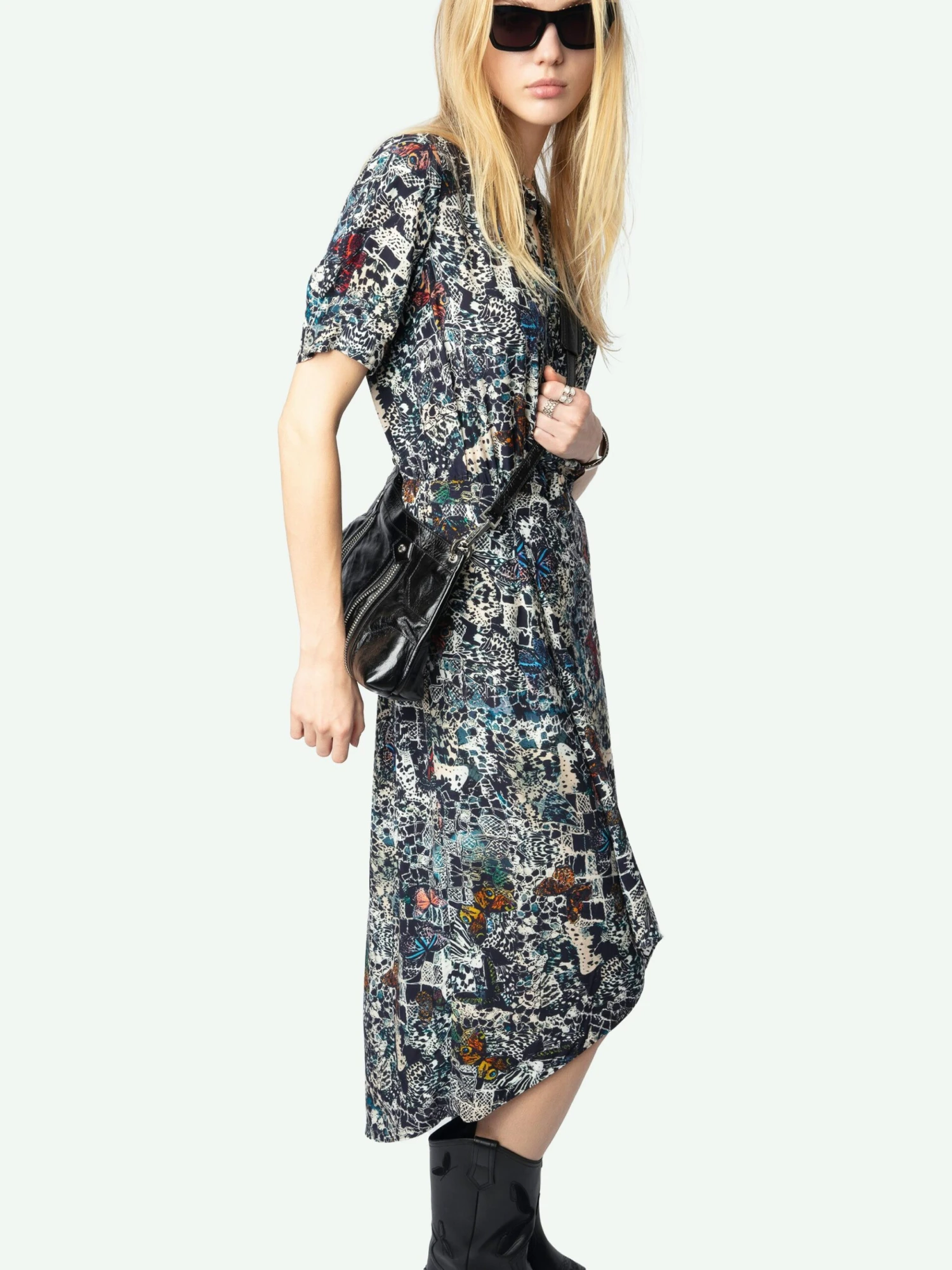 Zadig & Voltaire Rimaz Dress Encre 7 Zadig & Voltaire Rimaz Dress Encre - Image 5