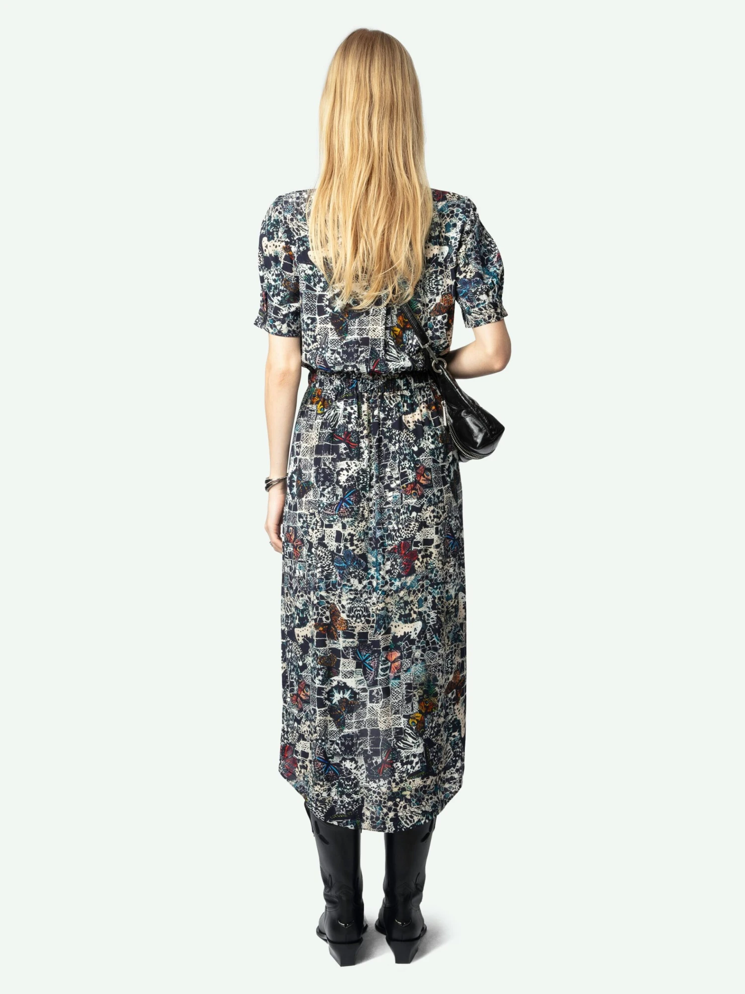 Zadig & Voltaire Rimaz Dress Encre 4 Zadig & Voltaire Rimaz Dress Encre - Image 2