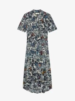 Zadig & Voltaire Rimaz Dress Encre 17 Zadig & Voltaire Rimaz Dress Encre -Zadig & Voltaire Clothing WWDR02514 ENCRE PACKSHOT 6728b3bfd8745