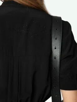 Zadig & Voltaire Rimaz Dress Black -Zadig & Voltaire Clothing WWDR02516 BLACK ADDI 5 675ff5f6537d5