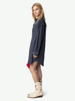 Zadig & Voltaire Rorning Dress Encre -Zadig & Voltaire Clothing WWDR02517 ENCRE ADDI 2 67235160b2a78