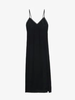 Zadig & Voltaire Ramelil Silk Dress Black 19 Zadig & Voltaire Ramelil Silk Dress Black -Zadig & Voltaire Clothing WWDR02529 BLACK PACKSHOT 6728b3e4f0d1b
