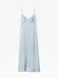 Zadig & Voltaire Rialta Satin Dress Cloud -Zadig & Voltaire Clothing WWDR02549 CLOUD PACKSHOT 684fe187cccb7