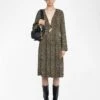 Zadig & Voltaire Rinas Dress Leaves -Zadig & Voltaire Clothing WWDR02568 LEAVES SHOOTING 685e8da729414