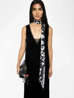 Zadig & Voltaire Renzo Velvet Dress Black -Zadig & Voltaire Clothing WWDR02571 BLACK HOVER 686b8501a66e7