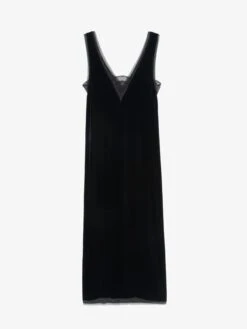 Zadig & Voltaire Renzo Velvet Dress Black -Zadig & Voltaire Clothing WWDR02571 BLACK PACKSHOT 686681a3139d9