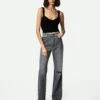 Zadig & Voltaire Evy Jeans Grey -Zadig & Voltaire Clothing WWJE00224 GRIS SHOOTING 1