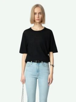 Zadig & Voltaire Tina Cropped Skinny Jeans Light Wash -Zadig & Voltaire Clothing WWJE00240 LIGHT WASH ADDI 1 66fd1868b840a