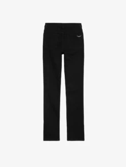 Zadig & Voltaire Jett Skinny Jeans Solid Black -Zadig & Voltaire Clothing WWJE00241 SOLID BLACK PACKSHOT 2 668ea8fa17771